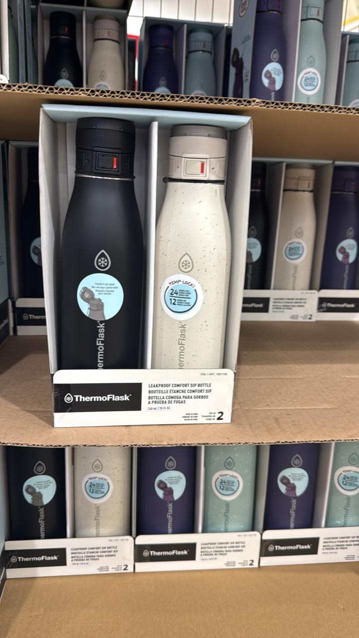 Botella termica ThermoFlask Comfort Sip 740 ml, set de 2