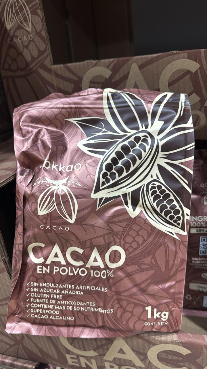 Cacao en polvo puro 1kg