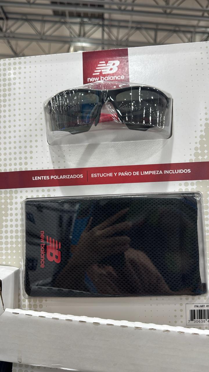 Lentes de sol polarizados New Balance con estuche