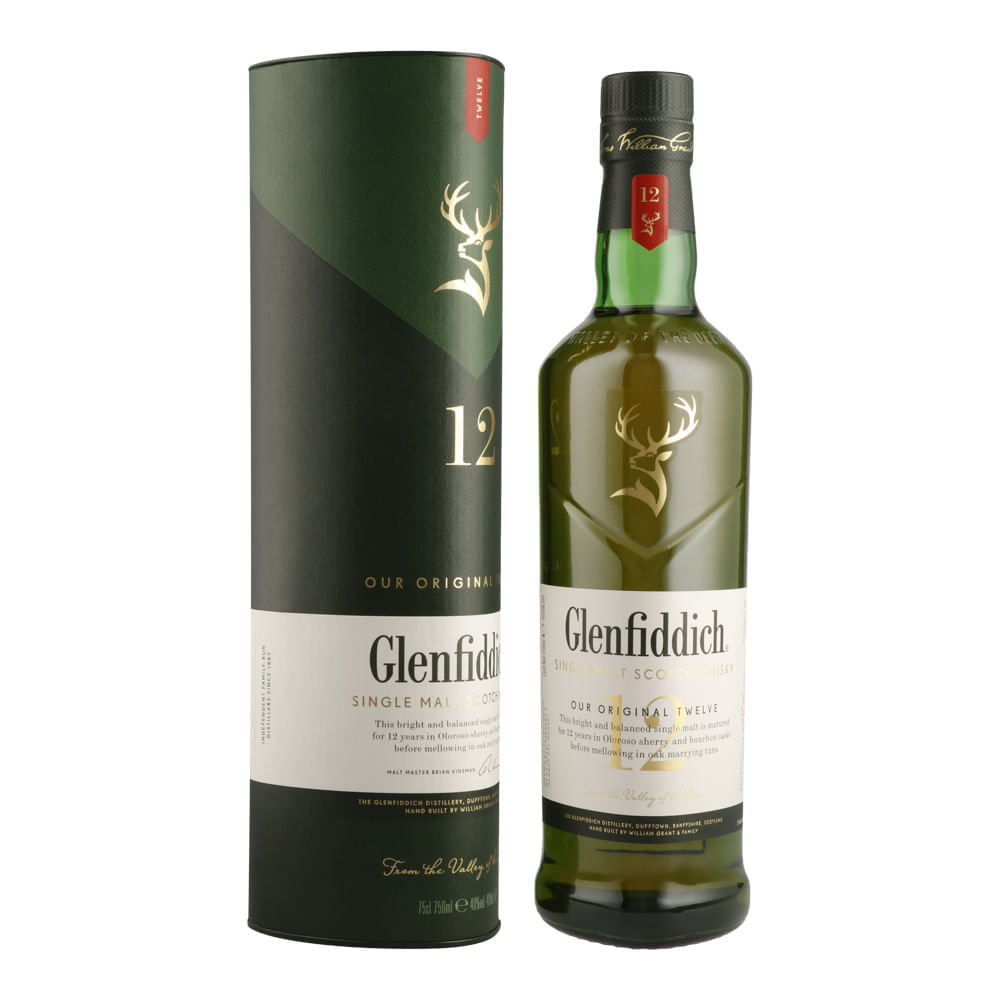 Whisky Glenfiddich 12 anos 750 ml